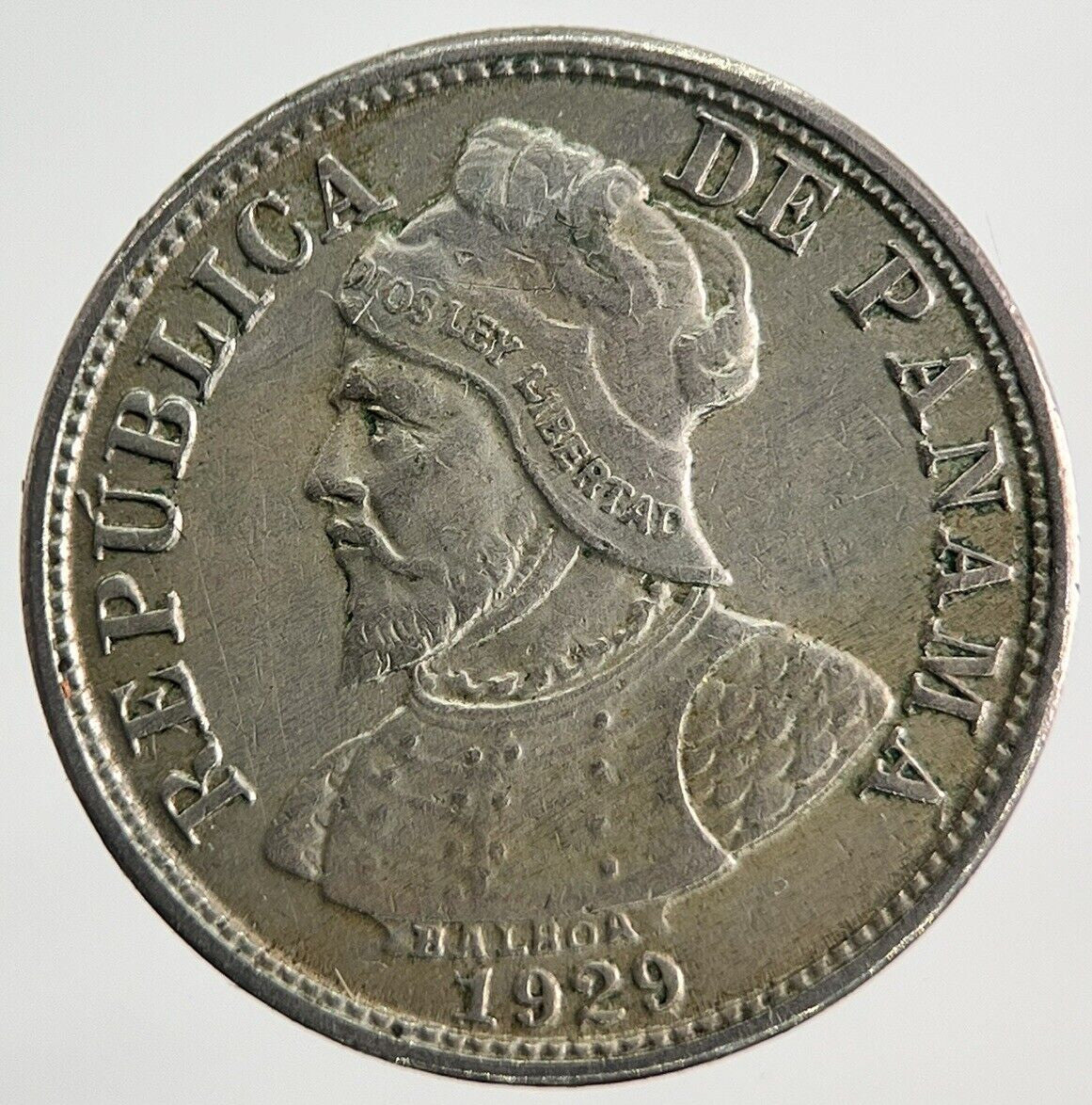 1929 Panama 2 - 1/2 Centesimos Balboa Coin | Very High Grade