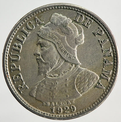 1929 Panama 2 - 1/2 Centesimos Balboa Coin | Very High Grade