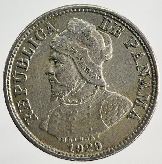 1929 Panama 2 - 1/2 Centesimos Balboa Coin | Very High Grade