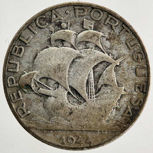 1944 Portugal 2.5 Escudos Silver Coin | Collectable Grade
