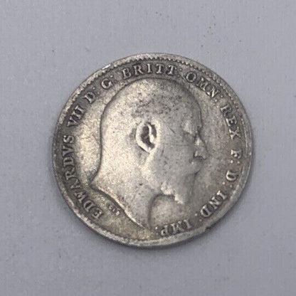 1902 Edward VII Threepence | British Silver Coin | Collectable Grade | a074