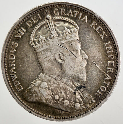 1902 Canada 25 Cents Silver Coin | Very High Grade | a5083