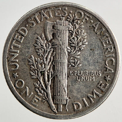 1940 US USA Mercury Dime Silver Coin | Fine Collectable Grade