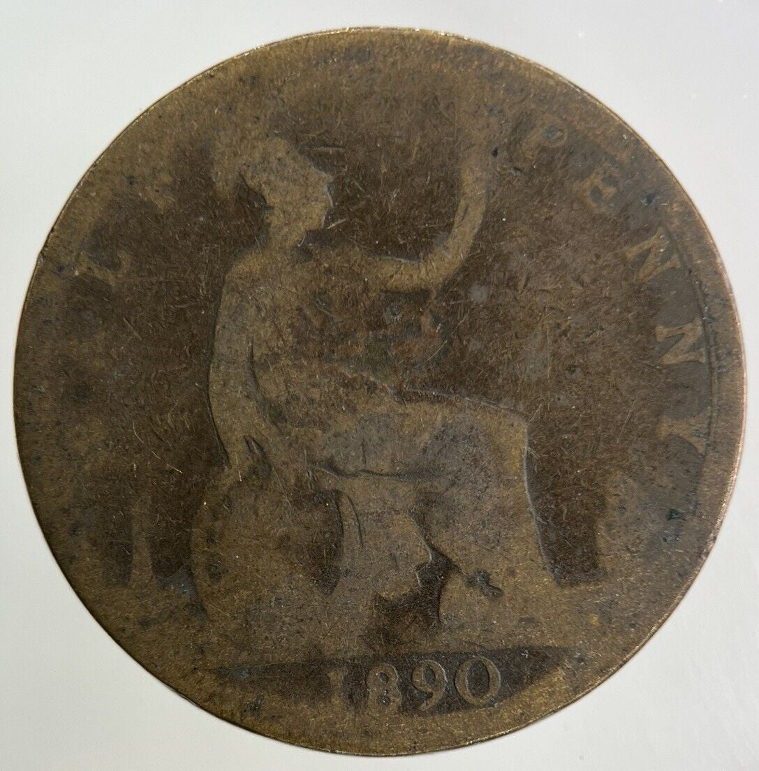 1890 Victoria Half - Penny Coin | Collectable Grade