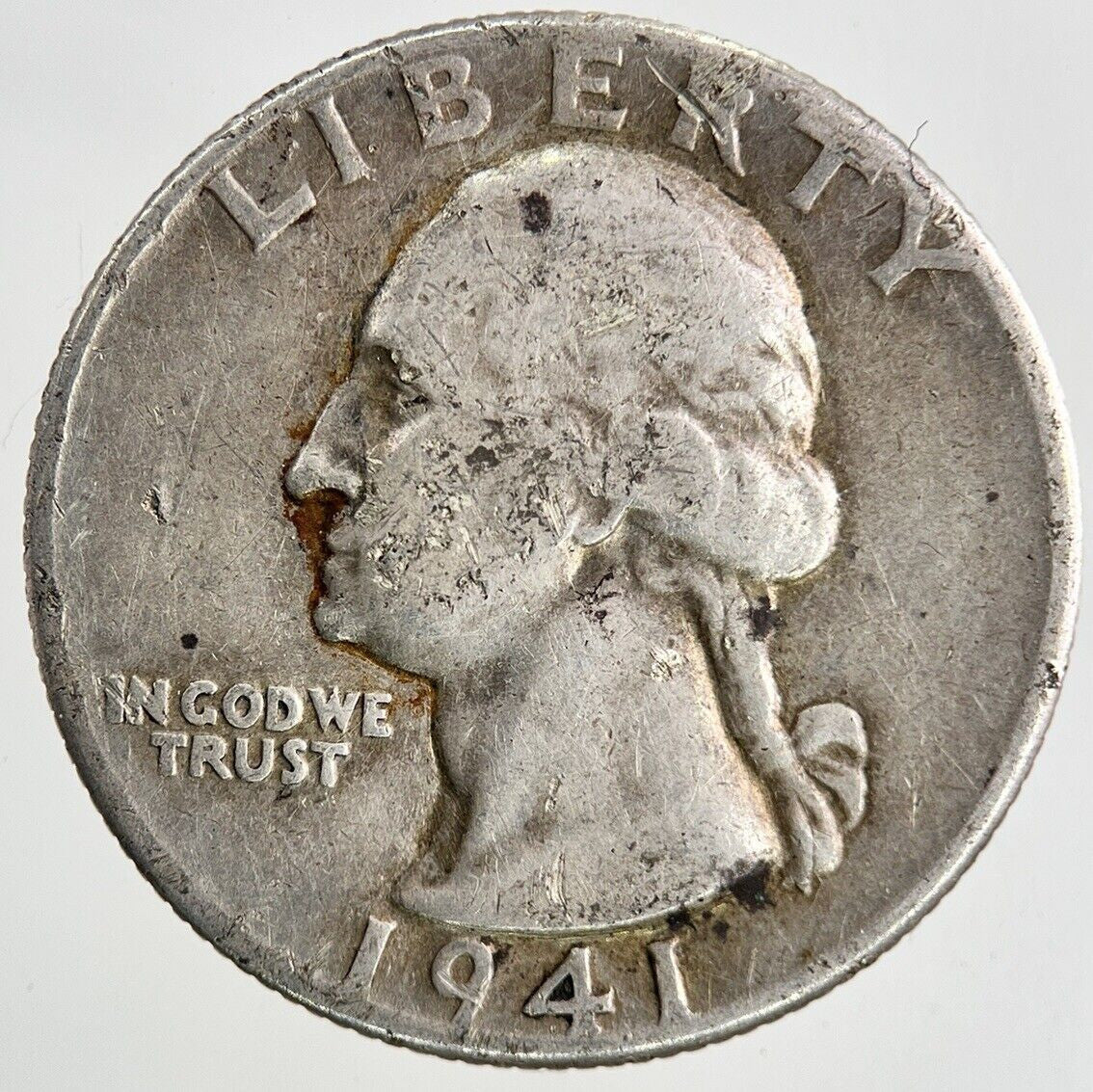 1941 US USA Quarter Dollar Silver Coin | Collectable Grade