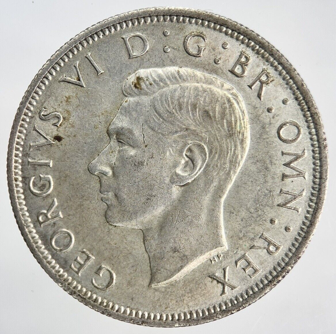 1943 George VI Half - Crown | British Silver Coin | Very High Grade | a1974