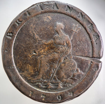 1797 George III Cartwheel Two - Pence Coin | Very High Grade | a1980