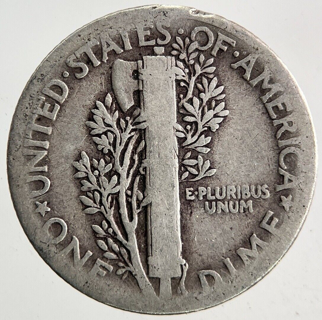 1937 US USA Mercury Dime Silver Coin | Collectable Grade