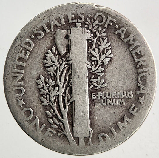 1937 US USA Mercury Dime Silver Coin | Collectable Grade