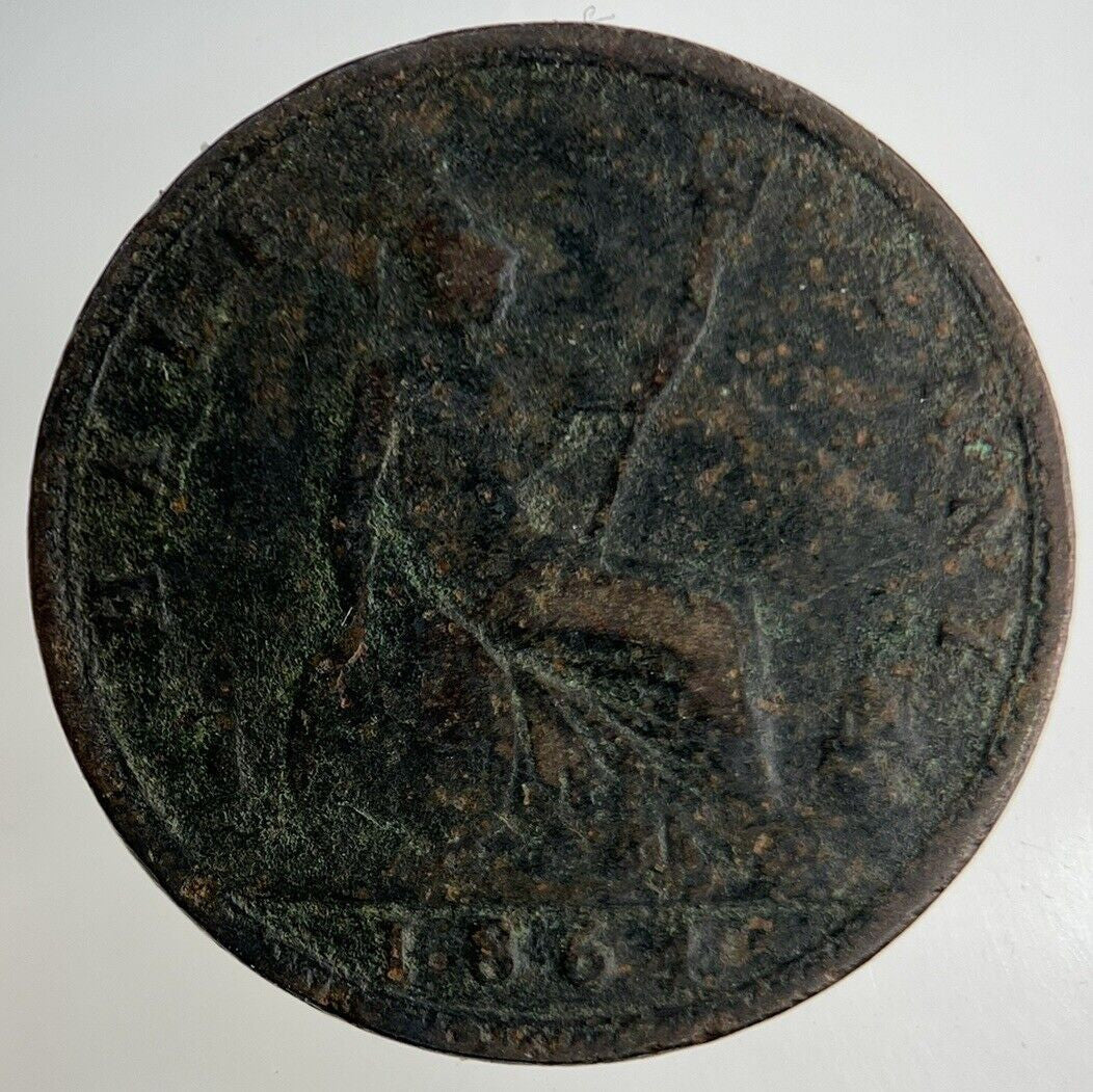 1864 Victoria Half-Penny Coin | Collectable Grade