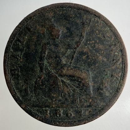 1864 Victoria Half-Penny Coin | Collectable Grade