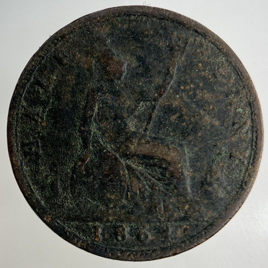 1864 Victoria Half-Penny Coin | Collectable Grade