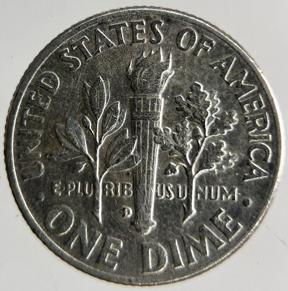 1959 - D US USA Roosevelt Dime Silver Coin | Fine Collectable Grade