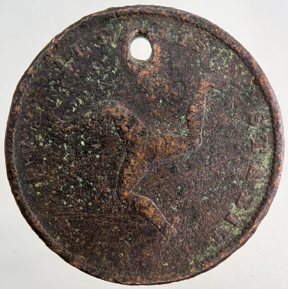 1839 Isle of Man Half-Penny Coin | Collectable Grade