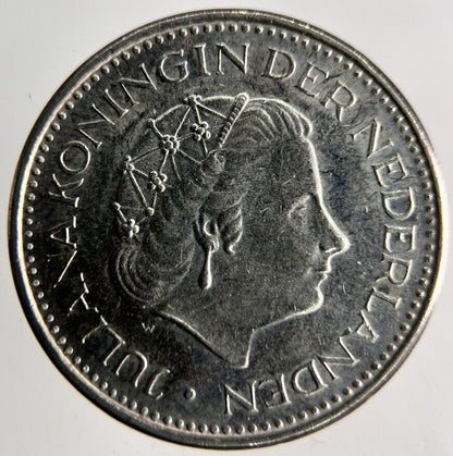 1980 Netherlands 1 Gulden Coin | Fine Collectable Grade