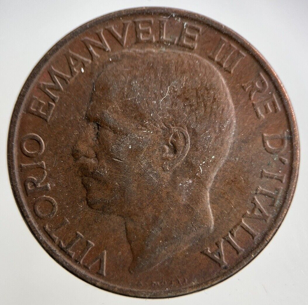 1928 Italy 10 Centesimi Coin | Fine Collectable Grade