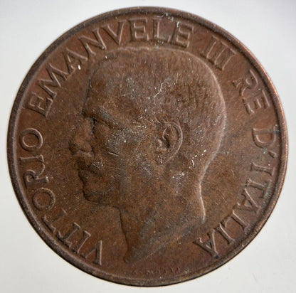 1928 Italy 10 Centesimi Coin | Fine Collectable Grade