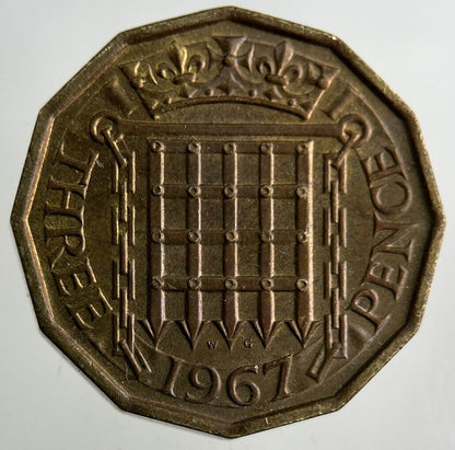 1967 Elizabeth II 2nd Threepence Coin | Very High Grade
