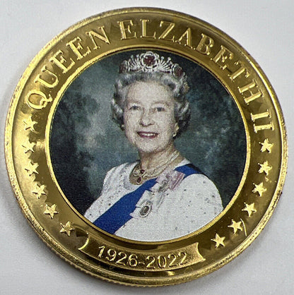 1926 - 2022 Queen Elizabeth Colourised Coin | Collectable Grade | a1163