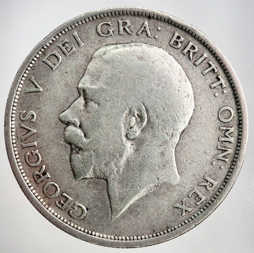 1917 George V Half-Crown Silver Coin | Fine Collectable Grade