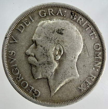 1915 George V Half - Crown Silver Coin | Fine Collectable Grade