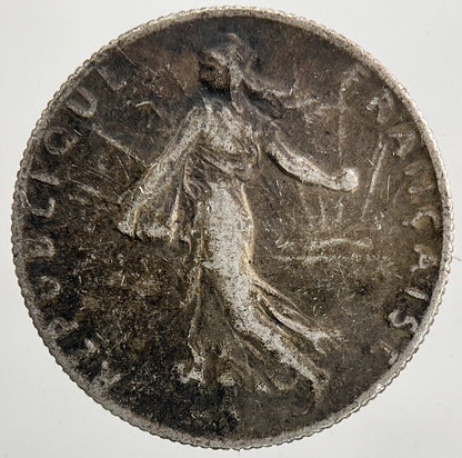 1918 France 50 Centimes Silver Coin | Fine Collectable Grade