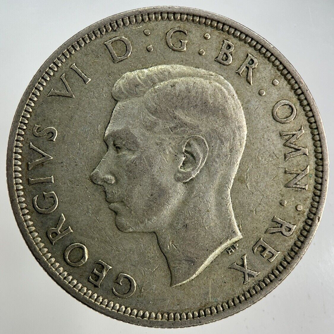 1943 George VI Half - Crown Silver Coin | Fine Collectable Grade