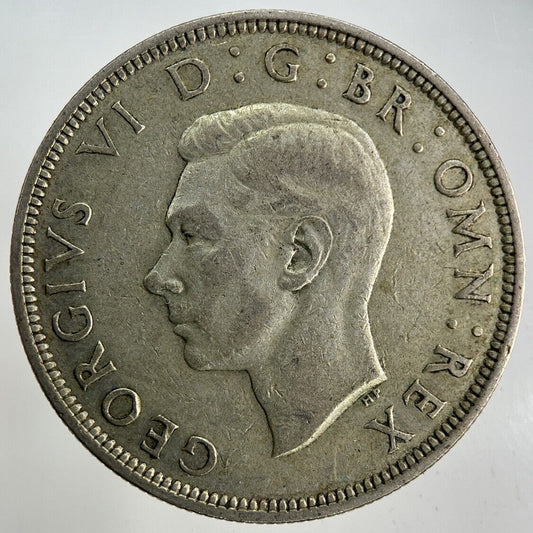 1943 George VI Half - Crown Silver Coin | Fine Collectable Grade