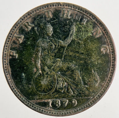1879 Victoria Farthing Coin | Fine Collectable Grade | a9883