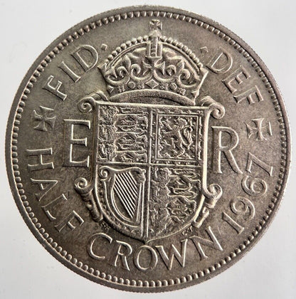 1967 Elizabeth II 2nd Half - Crown Coin | Very High Grade | a7140