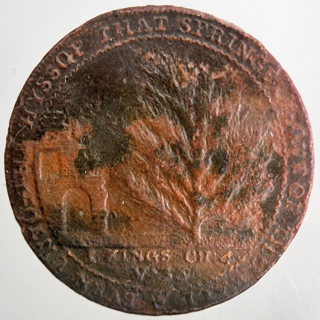 1794 Bath Somerset Half-Penny Token | Collectable Grade | a6544