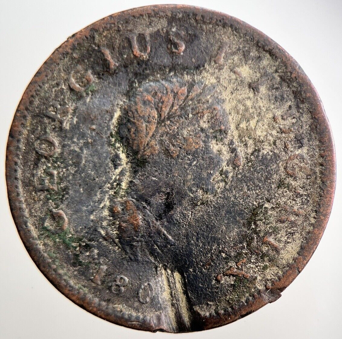 1806 George III Half - Penny Coin | Collectable Grade | a3692