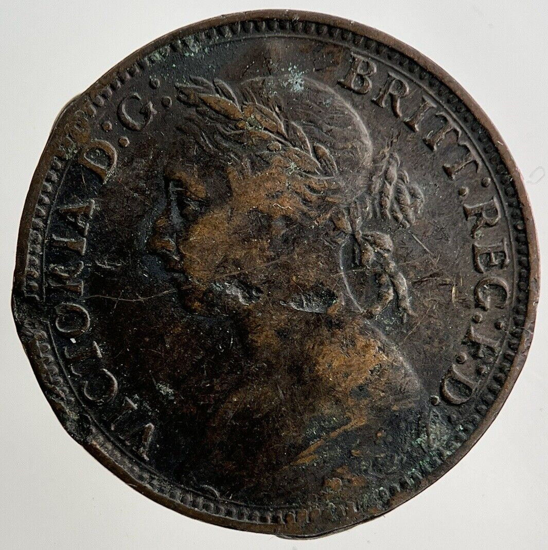 1882 - H Victoria Farthing Coin | Collectable Grade