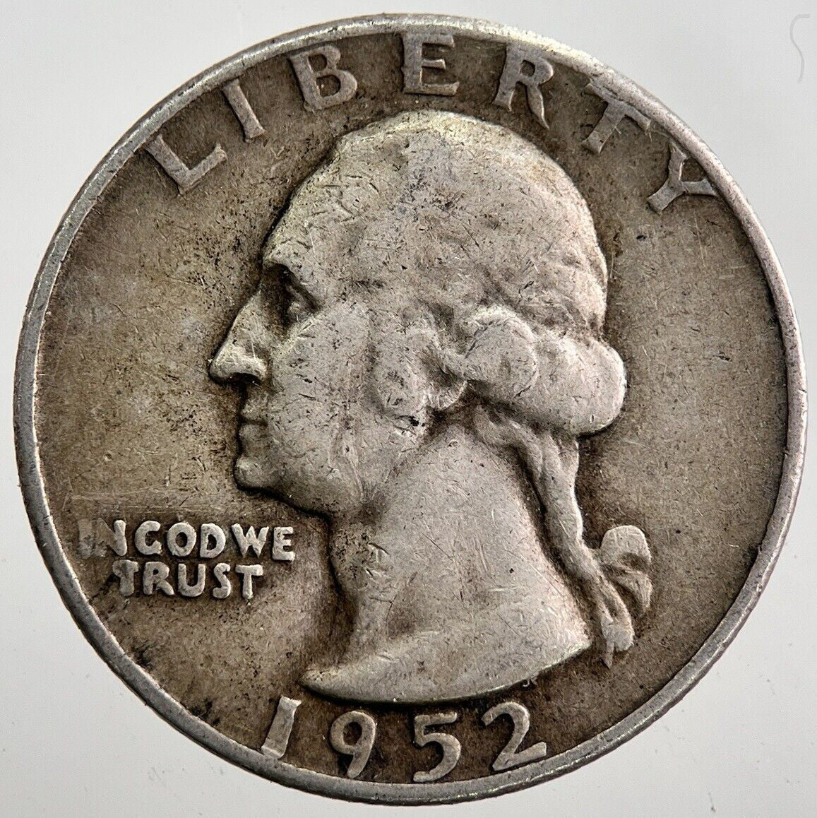 1952 - D US USA Quarter Dollar Silver Coin | Collectable Grade | a7946