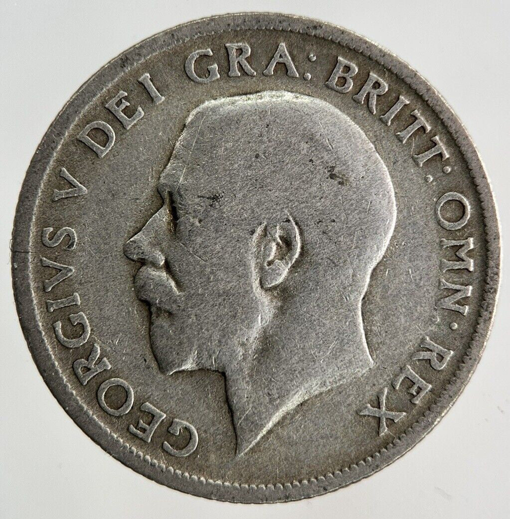 1920 George V Shilling Silver Coin | Fair Grade