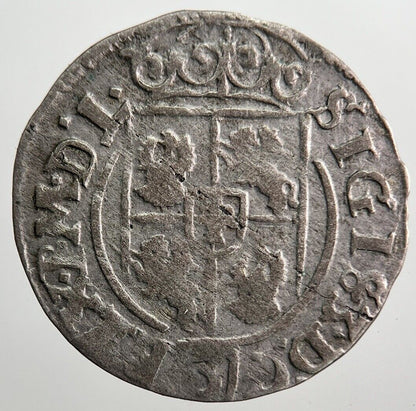 1625 Poland 3 Polker Silver Hammered Coin | Collectable Grade | a8082