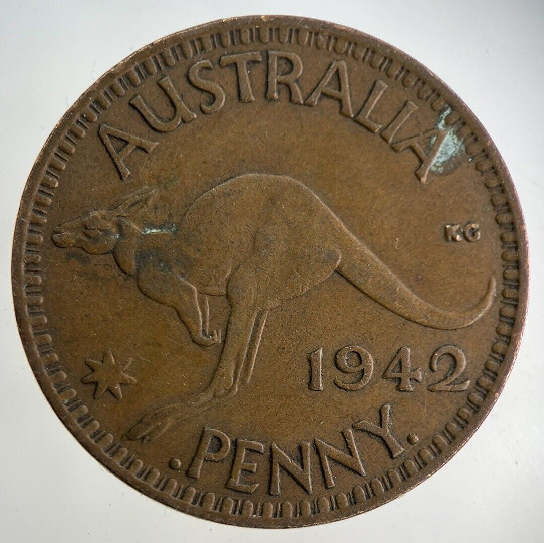 1942 Australia One Penny Coin | Fine Collectable Grade