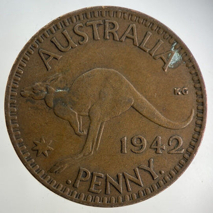 1942 Australia One Penny Coin | Fine Collectable Grade