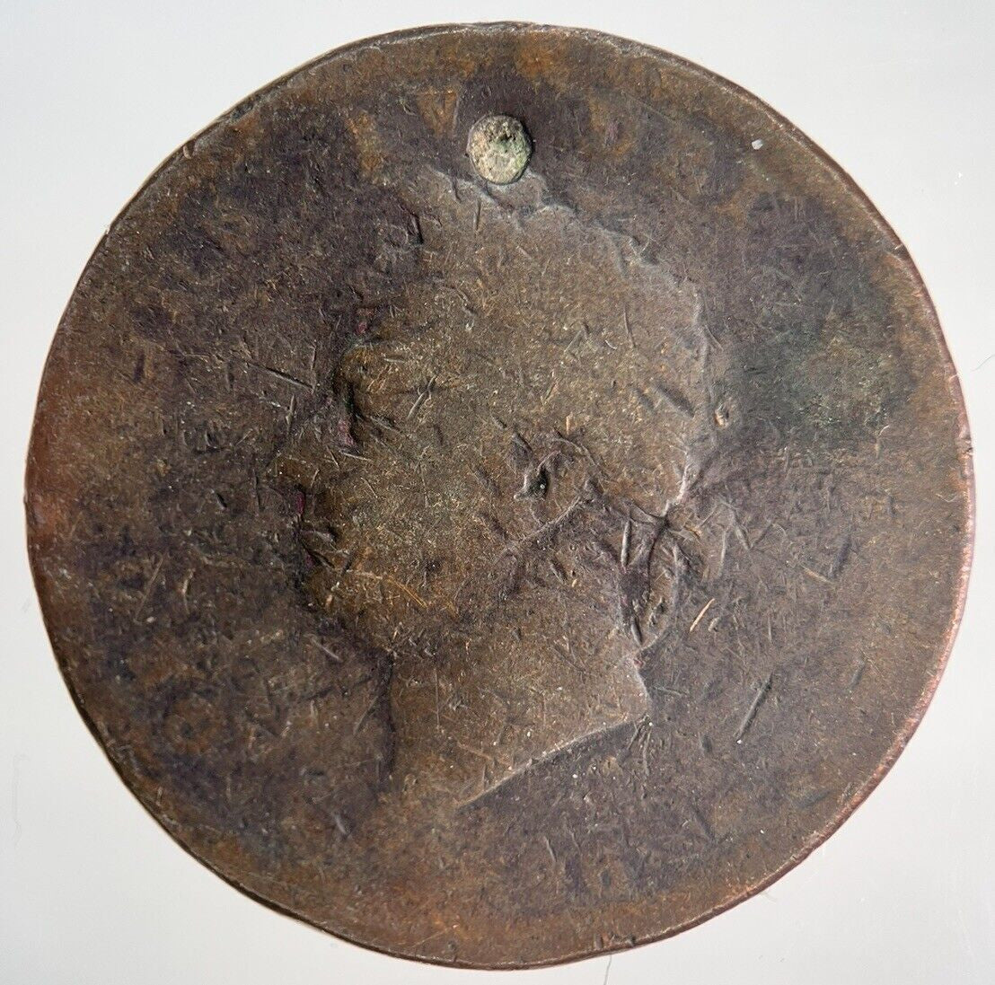 1826 George IV Penny | British Copper Coin | Worn Grade | a1944