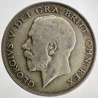 1921 George V Half - Crown Silver Coin | Fine Collectable Grade