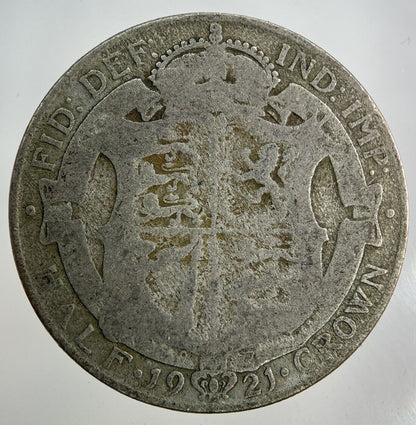 1921 George V Half - Crown Silver Coin | Collectable Grade