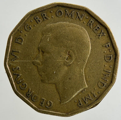 1943 George VI Brass Threepence Coin | Collectable Grade