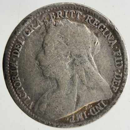 1896 Victoria Threepence Silver Coin | Collectable Grade