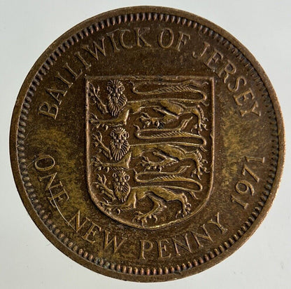 1971 Jersey 1p One Penny Coin | Fine Collectable Grade