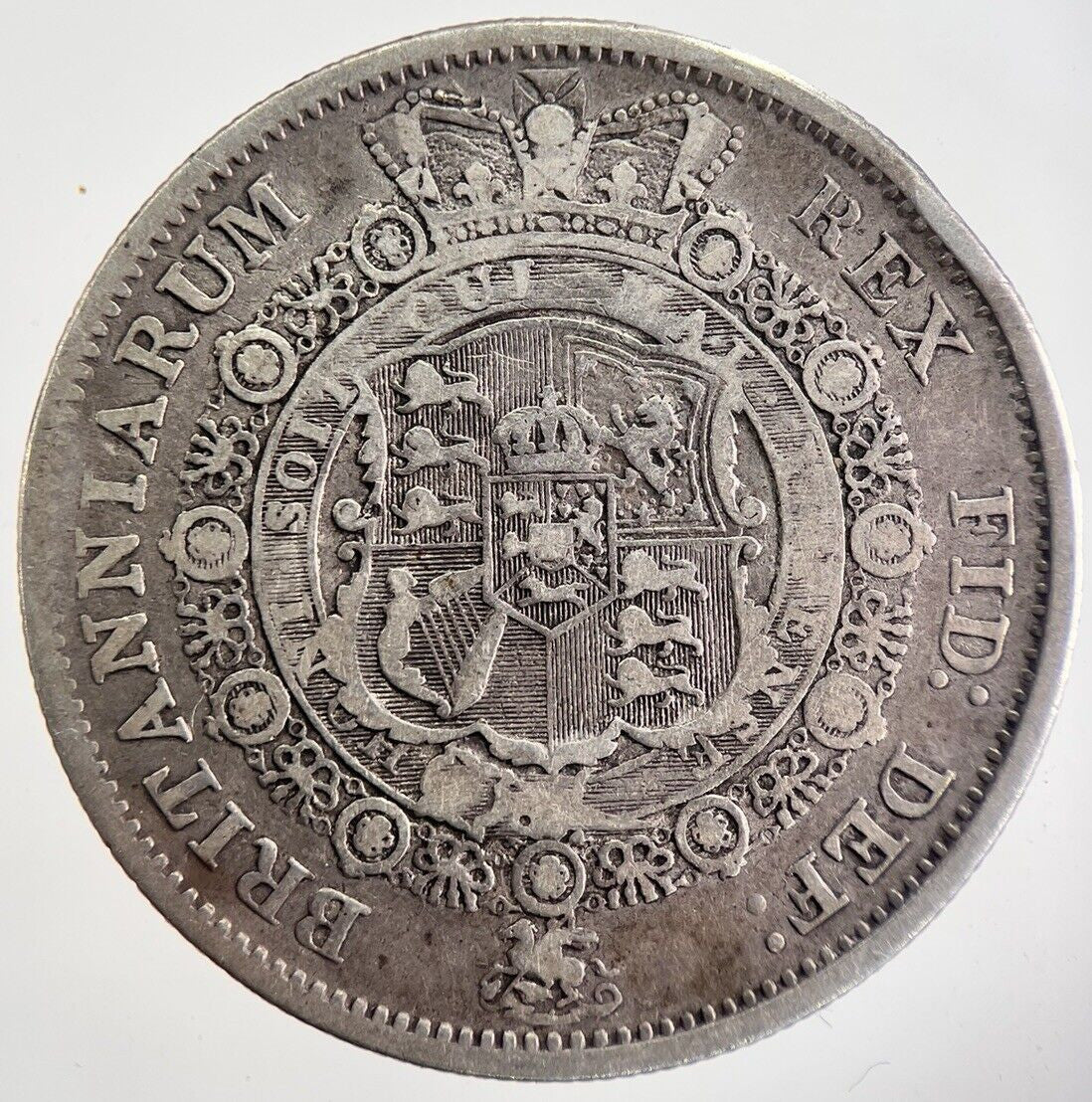 1816 George III Half - Crown Silver Coin | Fine Collectable Grade | a509