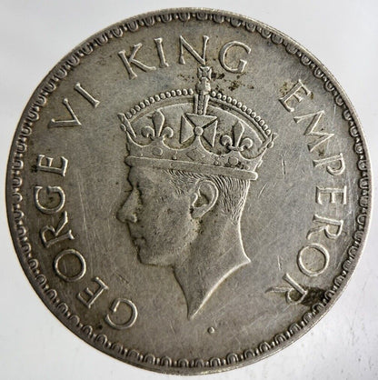 1940 India One Rupee Silver Coin | Fine Collectable Grade