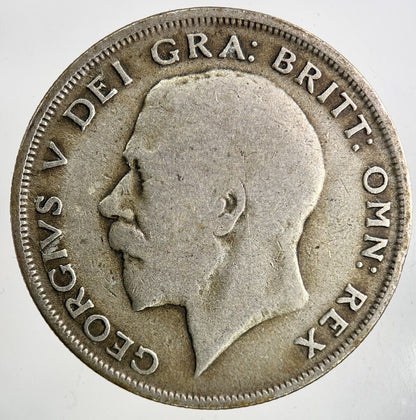 1920 George V Half - Crown Silver Coin | Collectable Grade