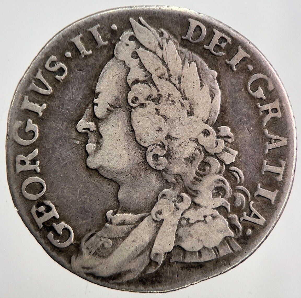 1750 George II Shilling Silver Coin | Collectable Grade | a5975