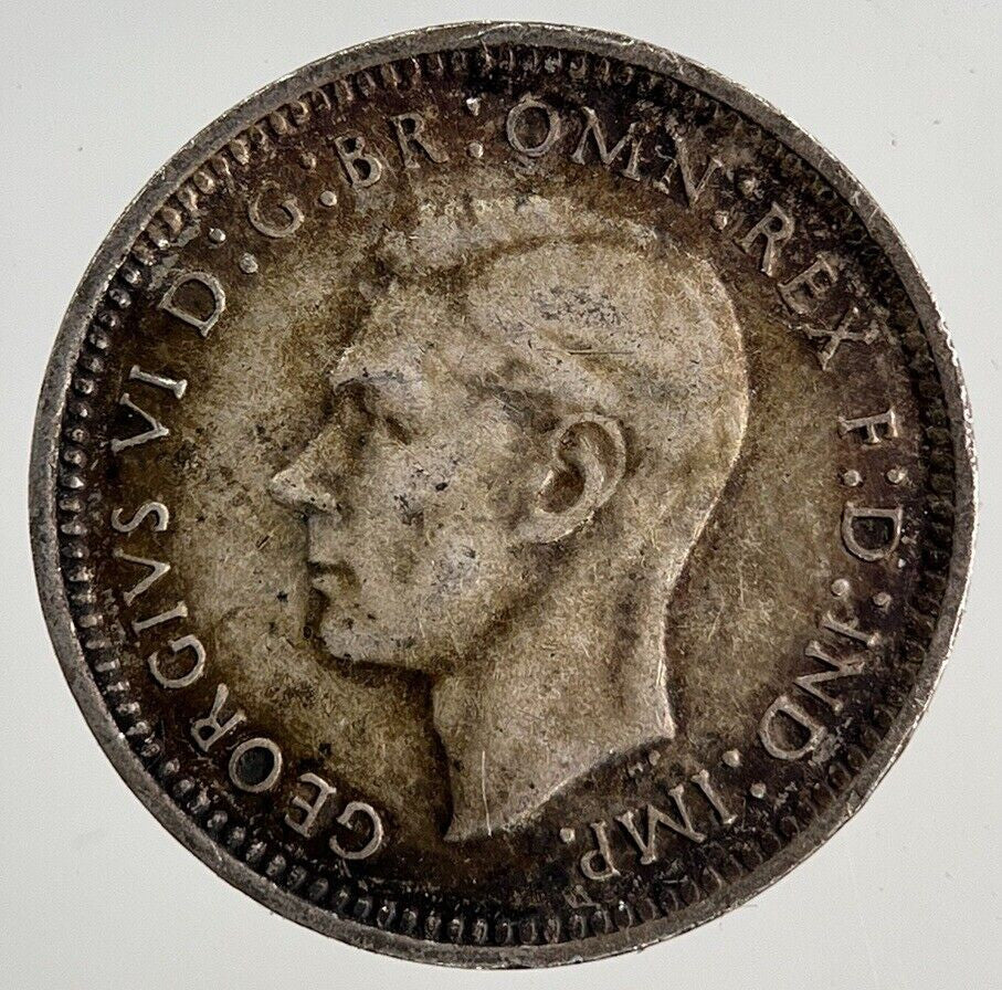 1943 - S Australia Threepence Silver Coin | Fine Collectable Grade