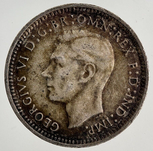 1943 - S Australia Threepence Silver Coin | Fine Collectable Grade